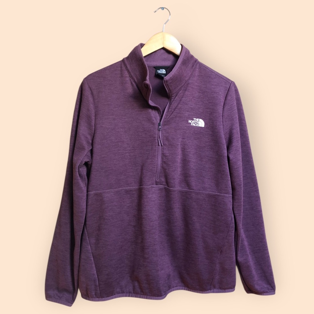 The North Face Canyonlands Half Zip Fleece Pullover Sweatshirt Plum Women’s L
